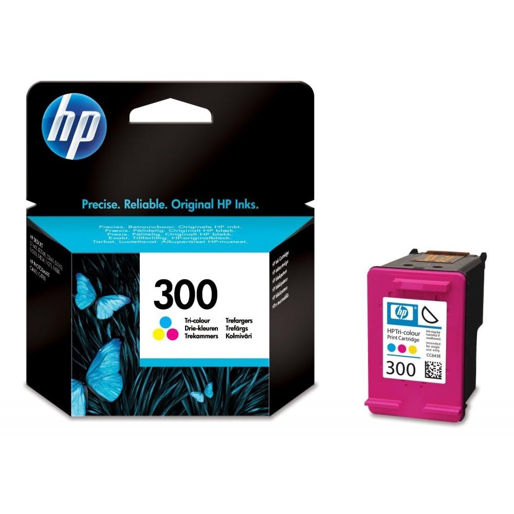 HP 300 Tri-color Ink Cartridge - Techcom.bg
