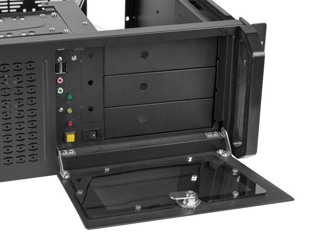 Techcom Server Lanberg rackmount server chassis ATX 450/08 19
